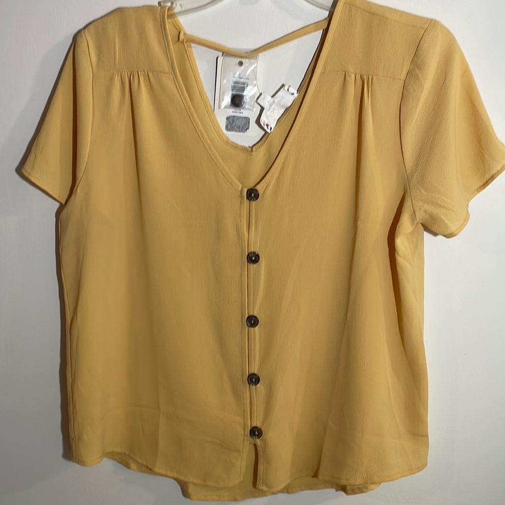 NWT yellow top